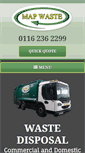 Mobile Screenshot of mapwaste.co.uk